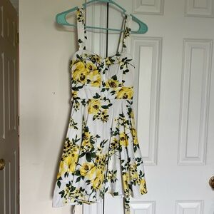 Floral spaghetti strap dress